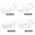 Best price superior quality stackable plastic set refrigerator organizer bin